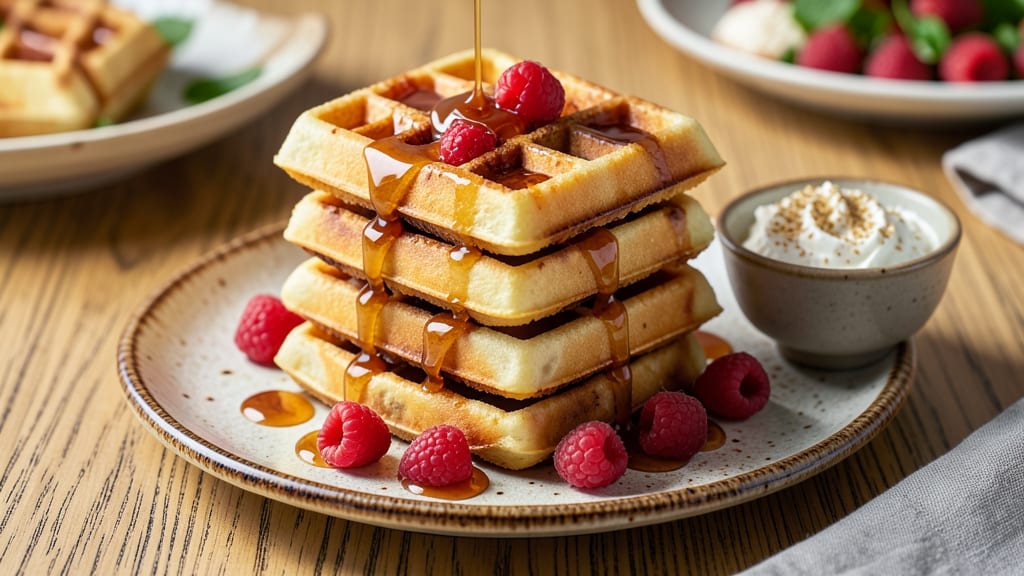 Waffle Recipe From Scratch No Eggs: Fluffy Plant-Based Stacks With Crispy Celery Crowns