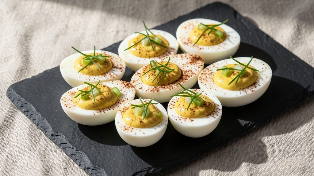 Small Deviled Eggs Recipe: Celery-Packed Bite-Sized Elegance