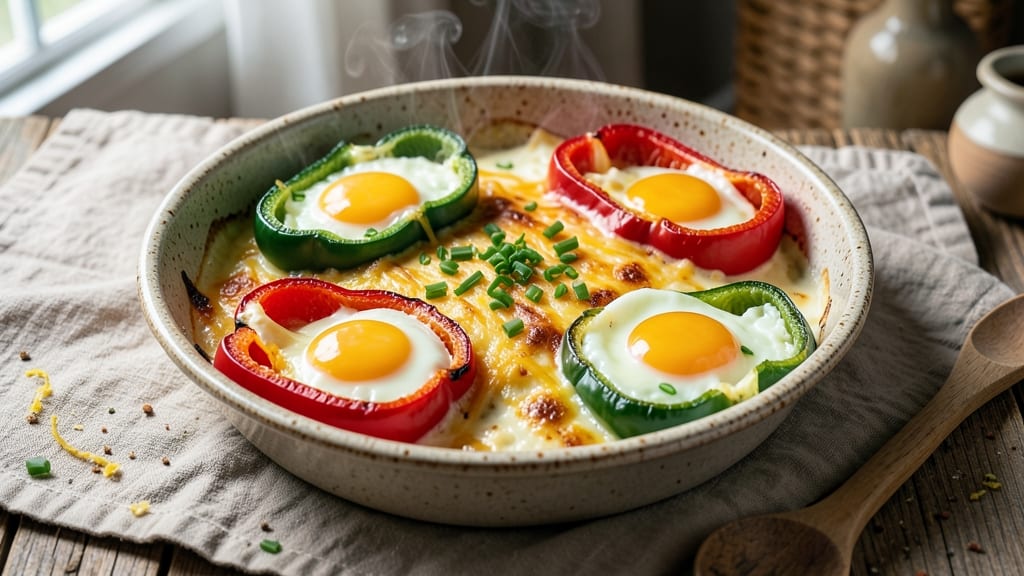Stuffed Bell Peppers With Egg Recipe: Breakfast Bites That Pack Protein and Flavor