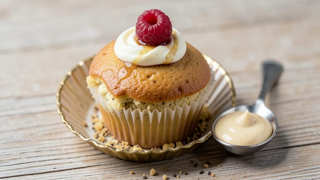 Single Cupcake No-Egg Recipe: Fluffy Vanilla Height Without a Single Crack